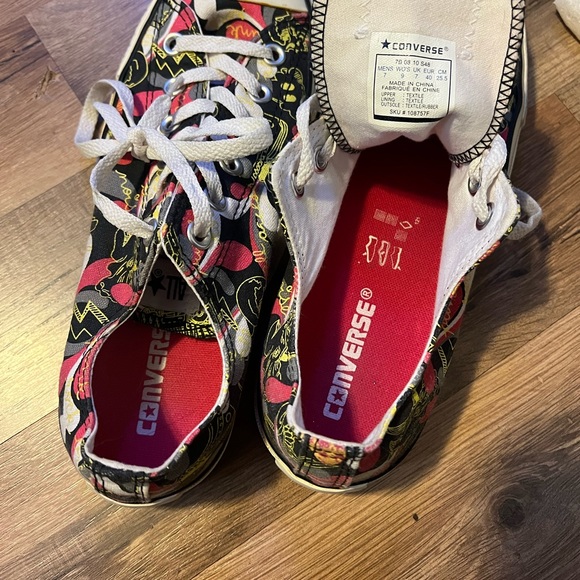 Multicolored women's converse size 9 - Picture 3 of 5